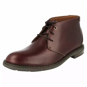 Clarks Mid Ankle Unellot Mid Chukka Leather Boot